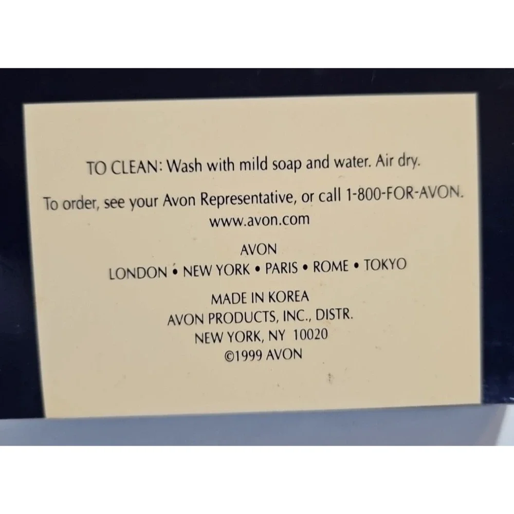 AVON Elegant *NOS* Brush Collection VINTAGE 5-Piece Set 1999 Flip Pouch NEW wBox